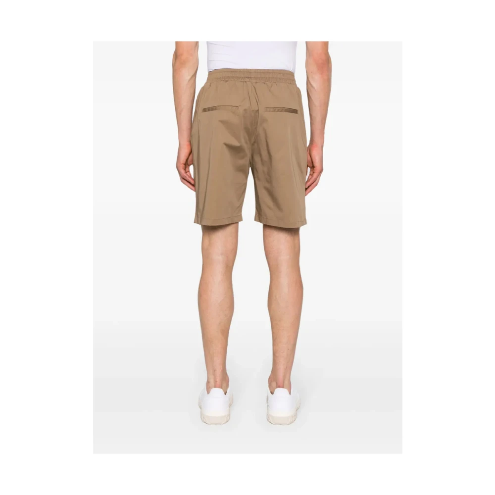 Family First Bruine Katoenen Poplin Mini Shorts Brown Heren