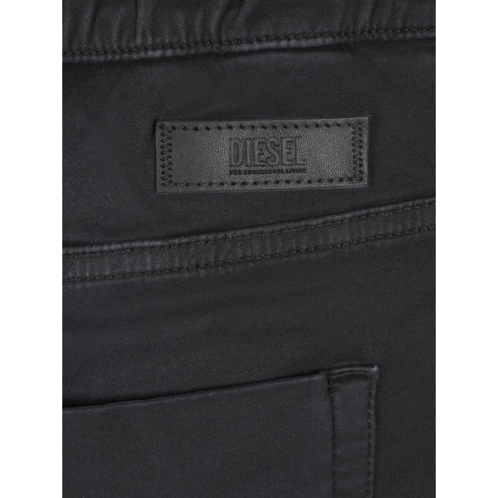 Diesel Zwarte Broek Krooley-E-Ne Black Heren