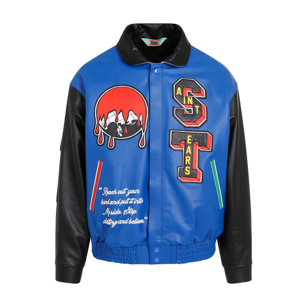 ©Saint M×××××× Varsity Jacket i Multi Stil Multicolor, Herr