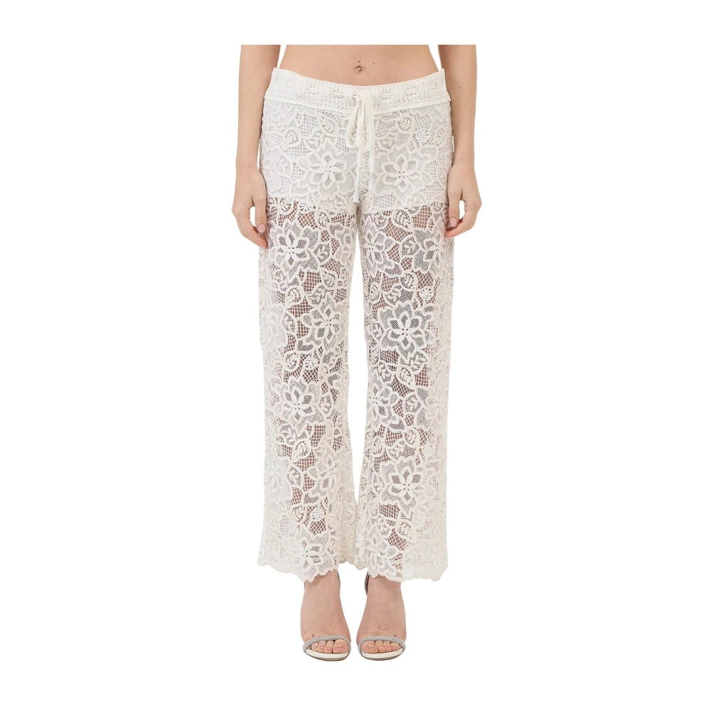 Trousers > Wide Trousers - - Ermanno Scervino - Modalova