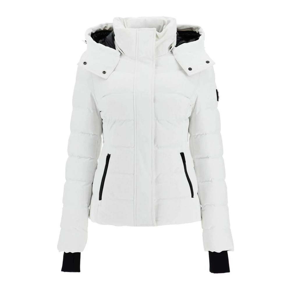 Moose Knuckles Moderne Betta-jas voor elke gelegenheid White Dames