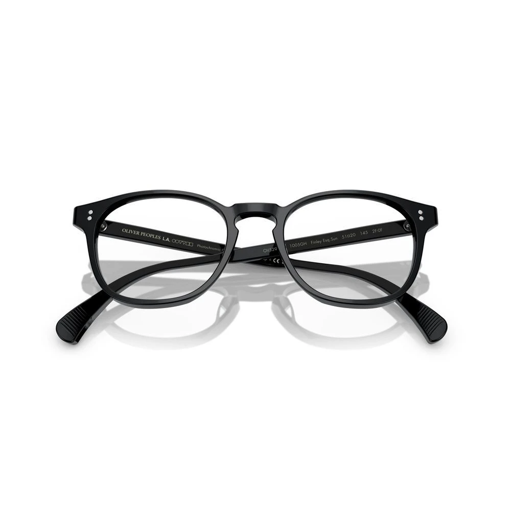 Oliver Peoples Black Clear Blue Sunglasses Black Unisex