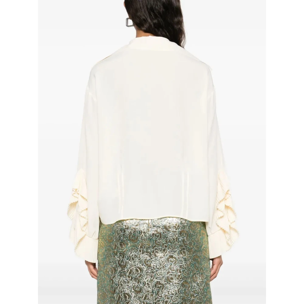 N21 Stoffen Blouse Beige Dames