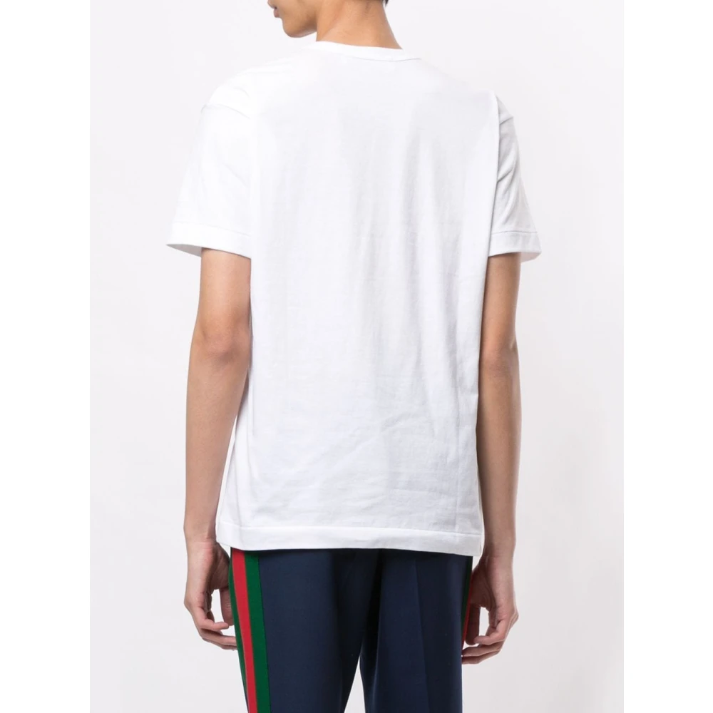 Comme des Garçons Play Polka Dot Heart T-Shirt Japan Made White Heren