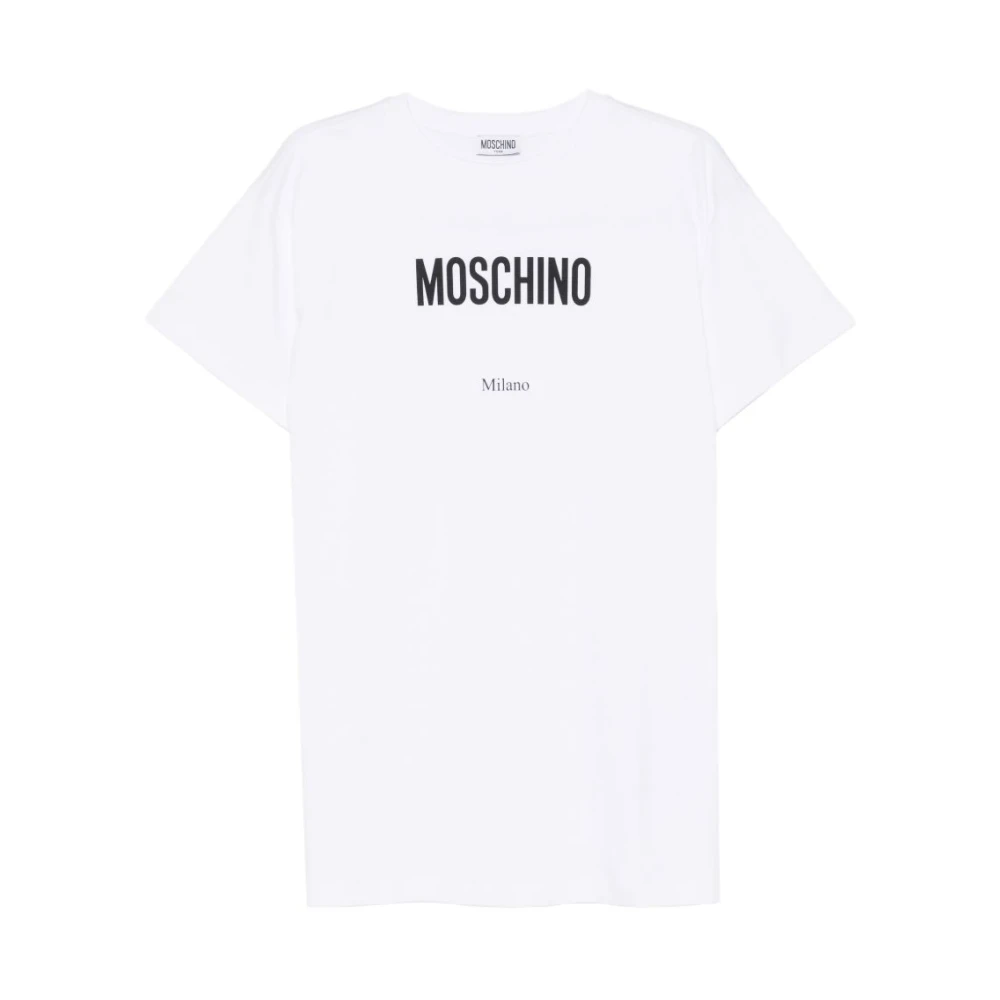 Moschino Girls White Kids Short Sleeve T-Shirts, 8 Y, T-Shirts