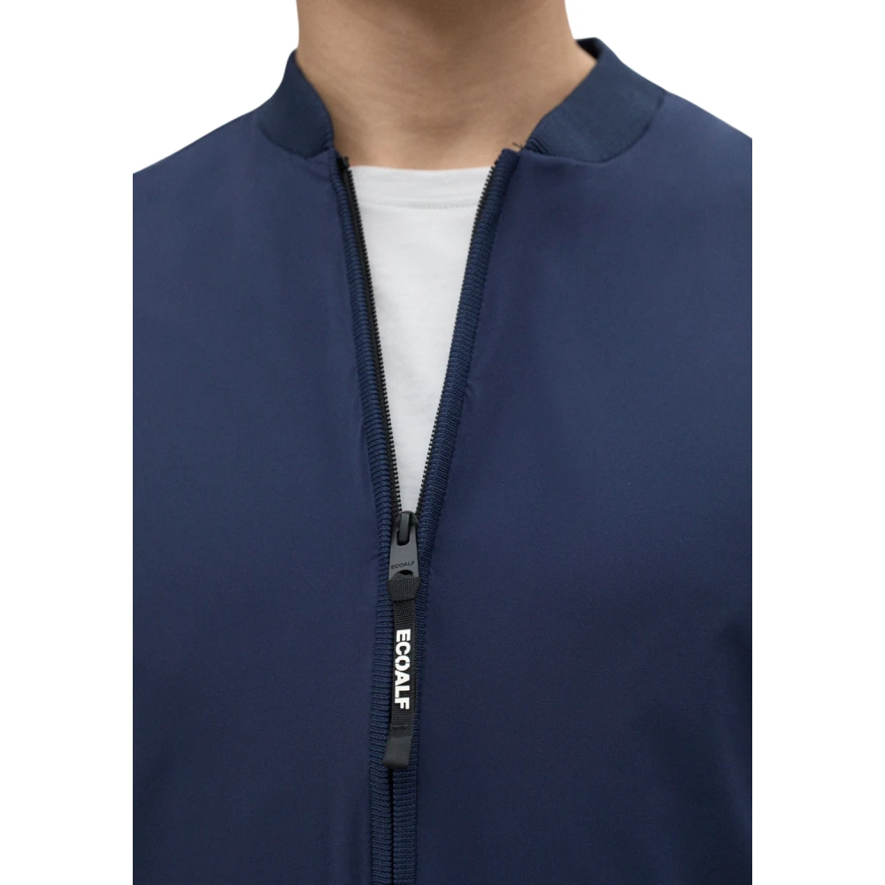 Ecoalf Gebreide jas voor mannen in marineblauw Blue Heren