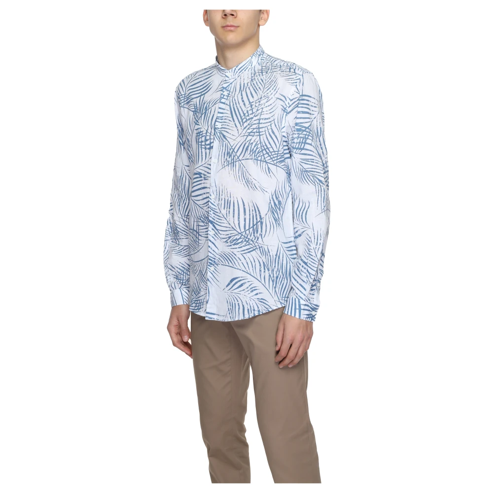 Antony Morato Heren Lange Mouwen Shirt Collectie Blue Heren