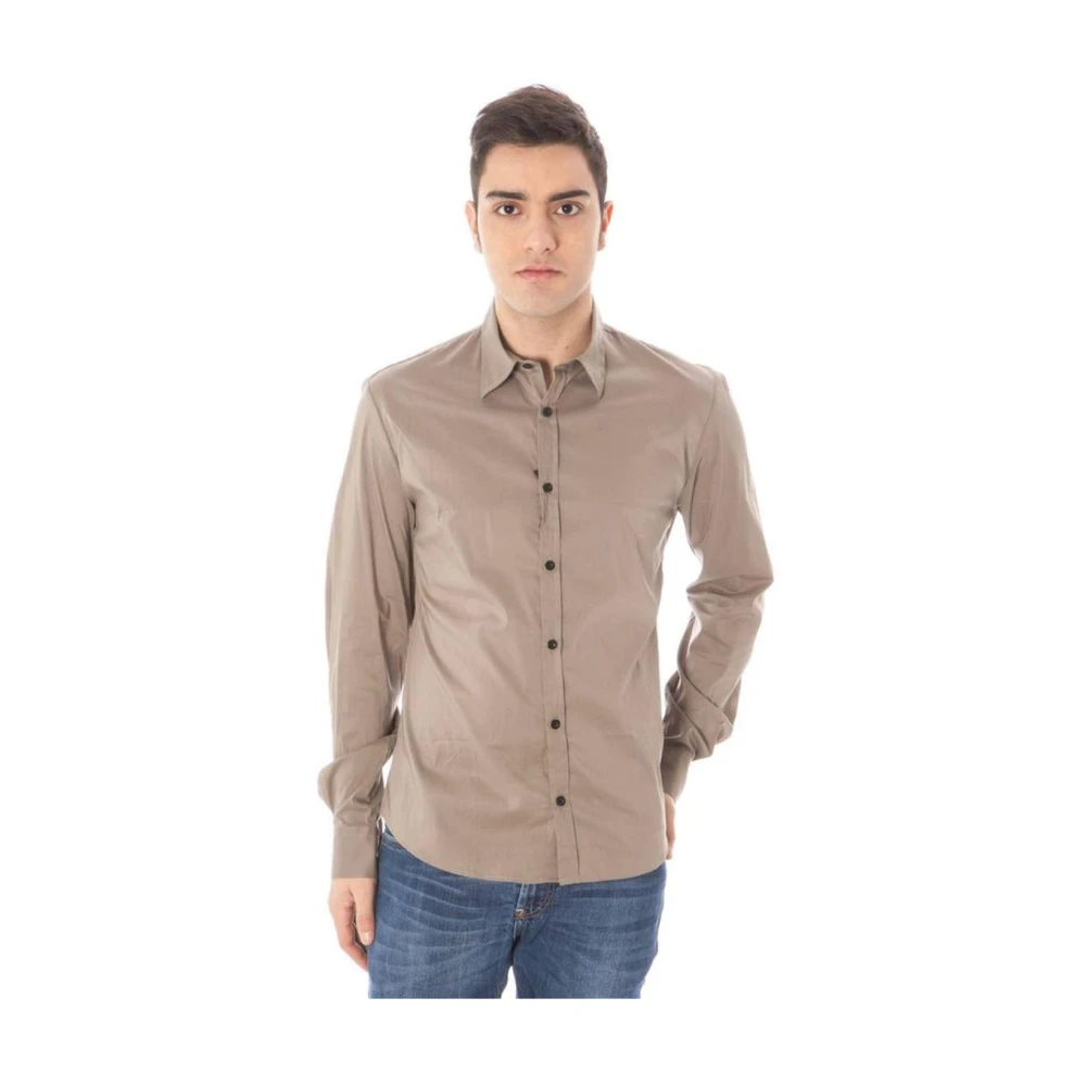 Costume National Green Cotton Men Shirt - IT54 | XXL - Image 2