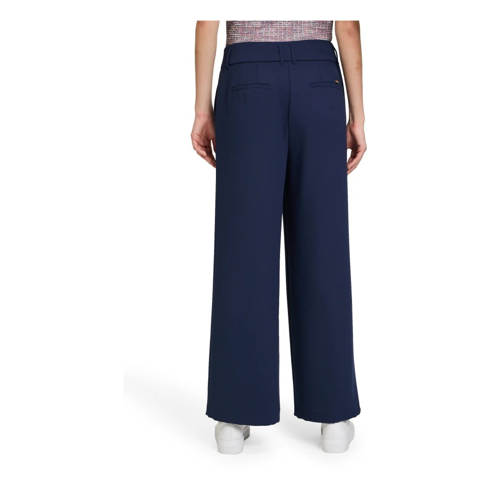 Betty & Co Broek met steekzakken Blue Dames