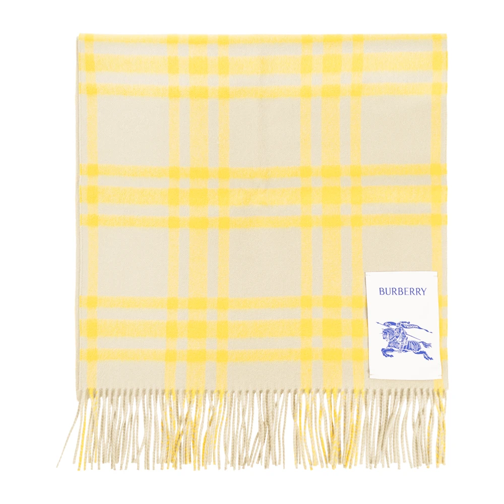 Burberry Cashmere sjaal Yellow Heren