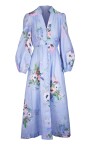 robe-v-neck-en-lin