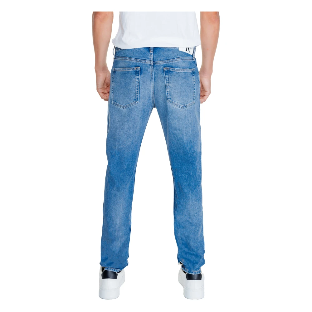 Calvin Klein Jeans Herfst Winter Mannen Jeans Taper Blue Heren