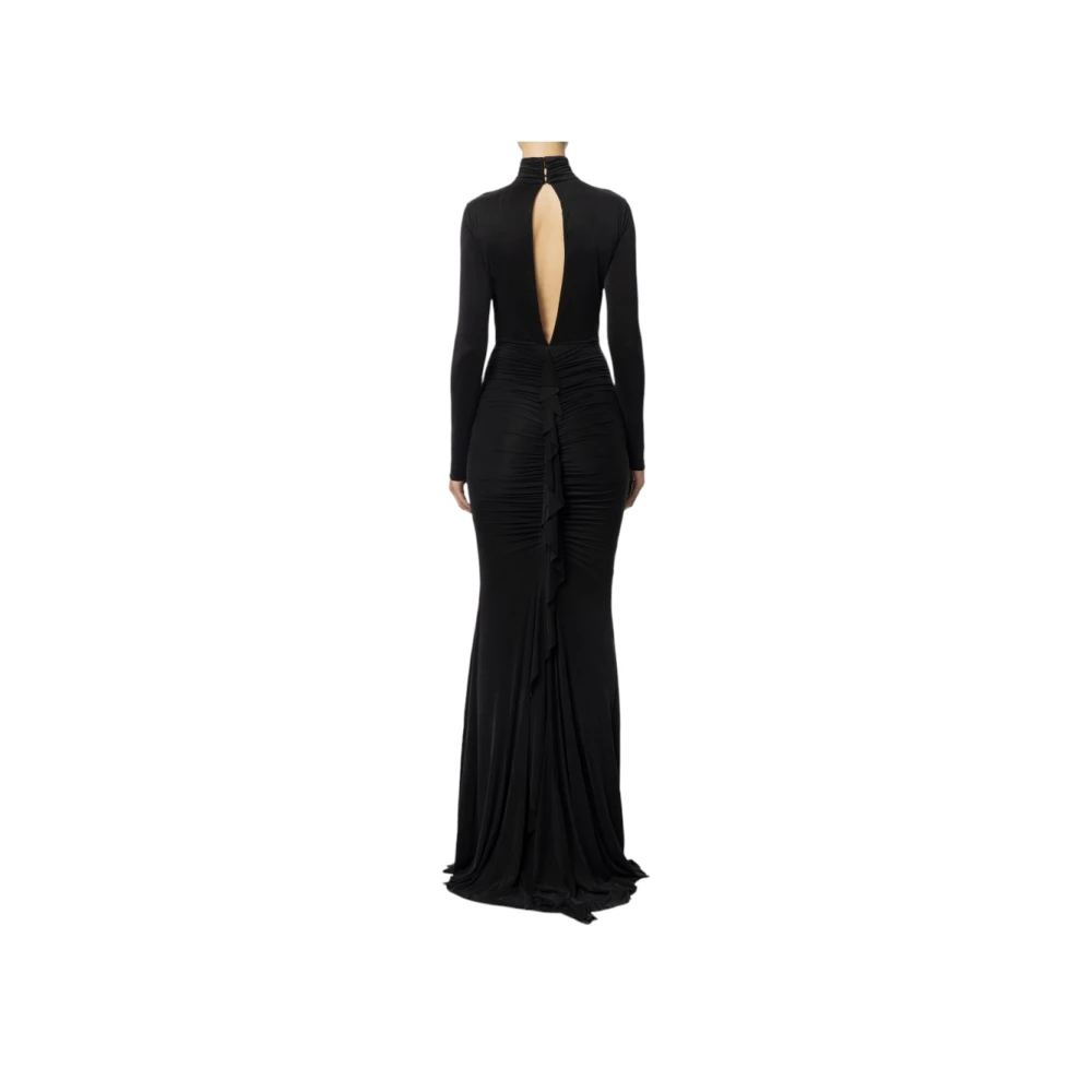 Elisabetta Franchi Elegante Jurk voor Speciale Gelegenheden Black Dames