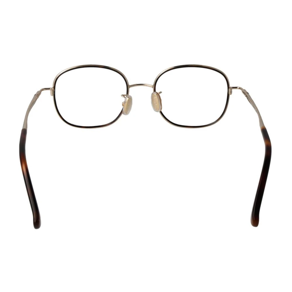 Max Mara Bruin Metalen Ronde Optische Frames voor Vrouwen Brown Dames