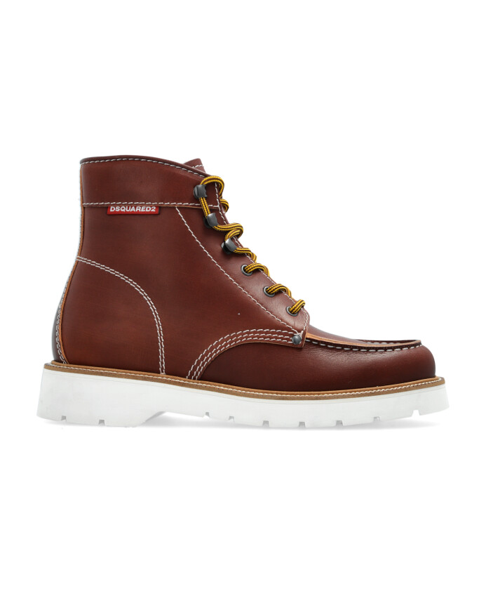 bottines-marron