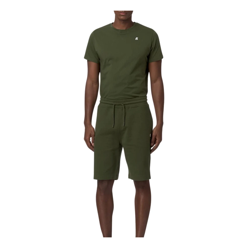K-way Groene Bermuda Shorts Erik Model Green Heren