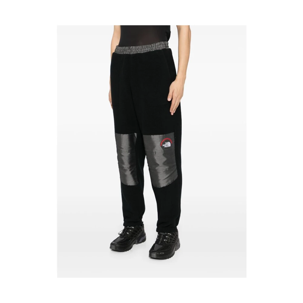 The North Face Zwarte Panel Fluweel Reflecterende Joggers Black Heren
