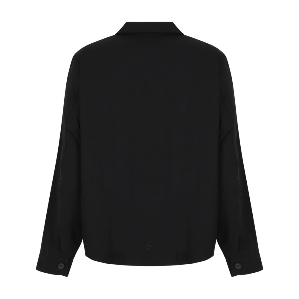 Givenchy Double Face Shirt Jacket Black Heren