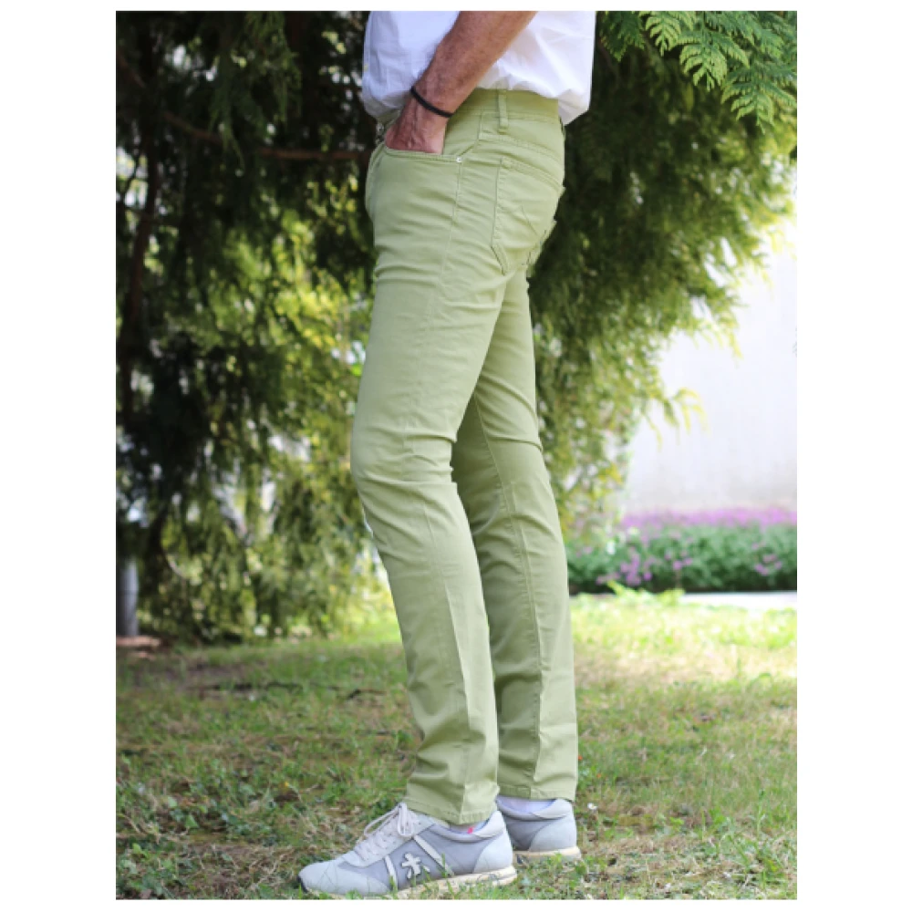 Jacob Cohën Denim Jeans met katoen en lyocell mix Green Heren