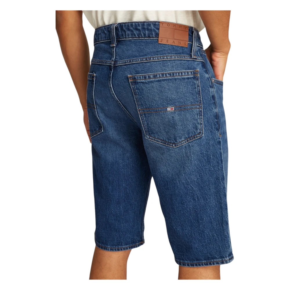 Tommy Jeans Geregenereerde Katoenen Bermuda Shorts Blue Heren