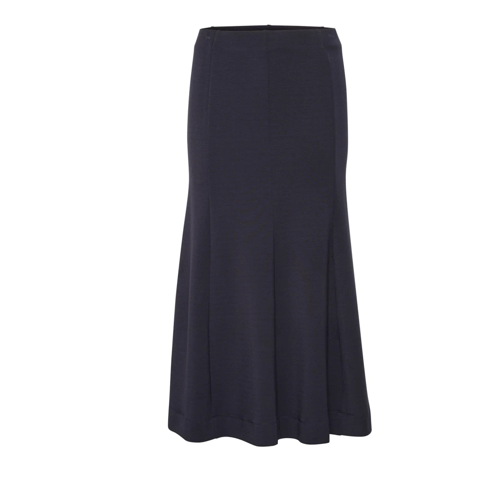 InWear Ruche Rok Marineblauw Blue Dames
