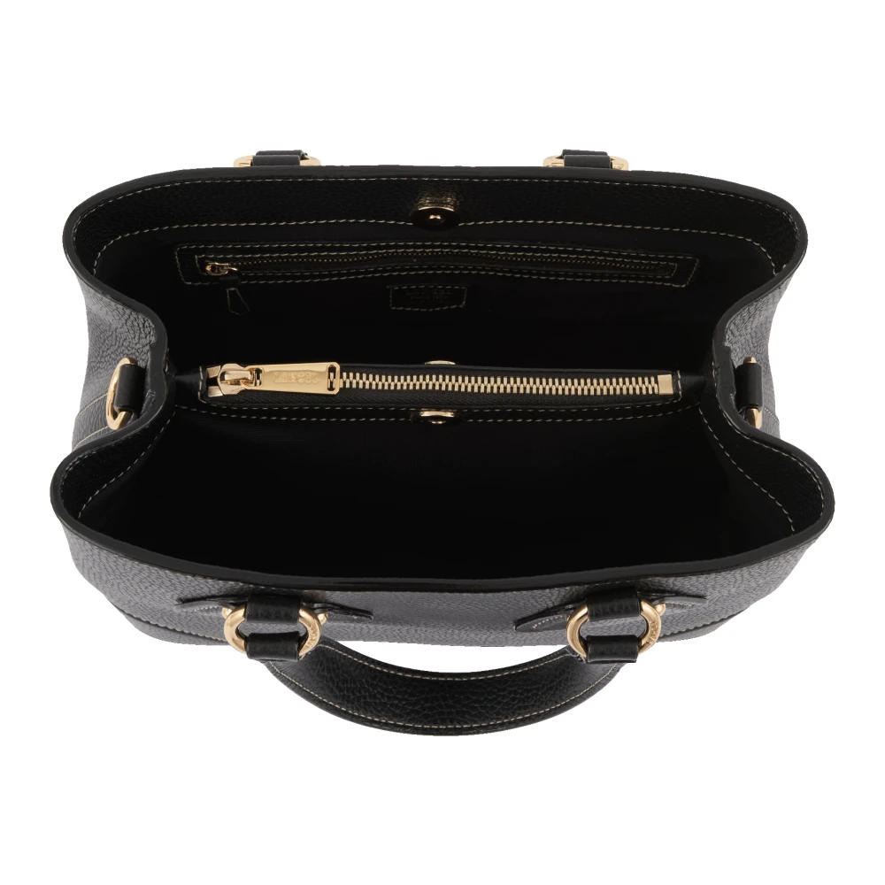 Lancel Chique Carryall Tas met Centrale Rits Black Dames