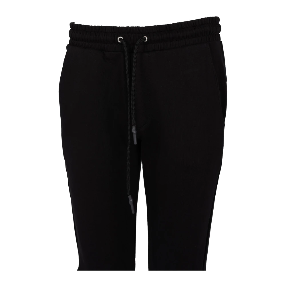 Les Hommes Elegante Slim Fit Broek Black Heren