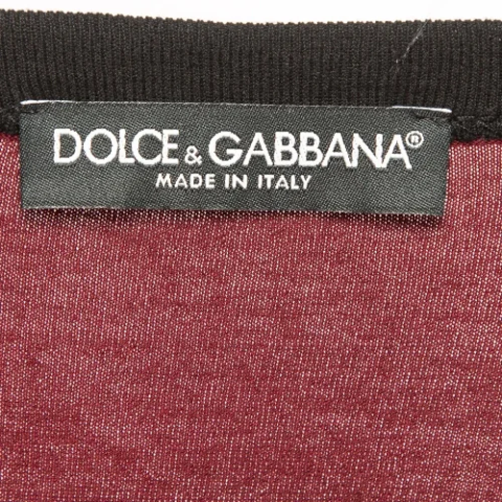 Dolce & Gabbana Pre-owned Fabric tops Red Heren