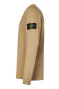beige-ribbed-sweater-with-badge