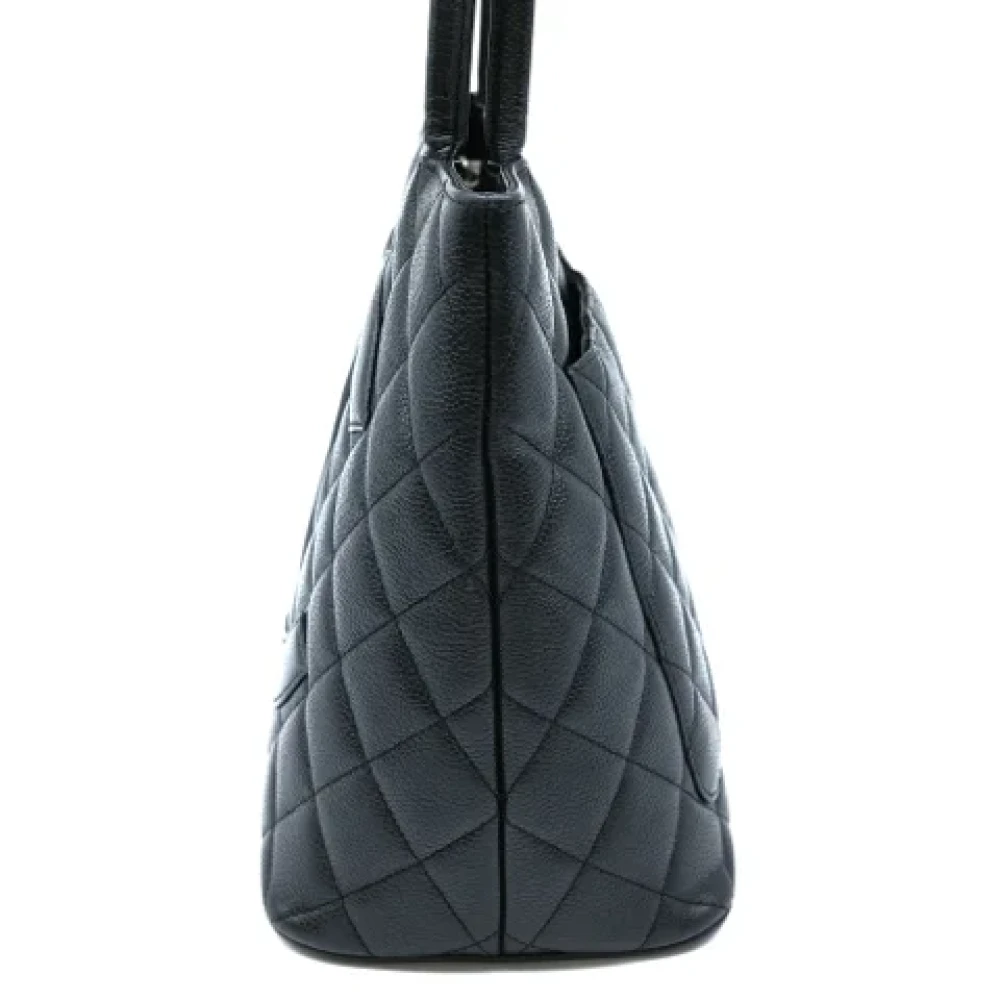 Chanel Vintage Pre-owned Leather handbags Black Dames