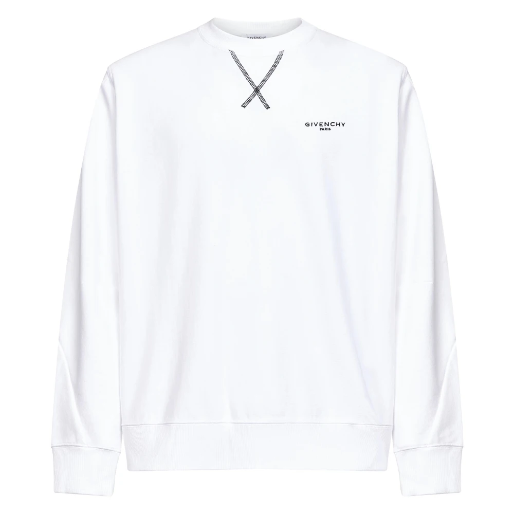 Givenchy White Jumpers - Male - Sweatshirts - L - Sweatshirts & Hoodies