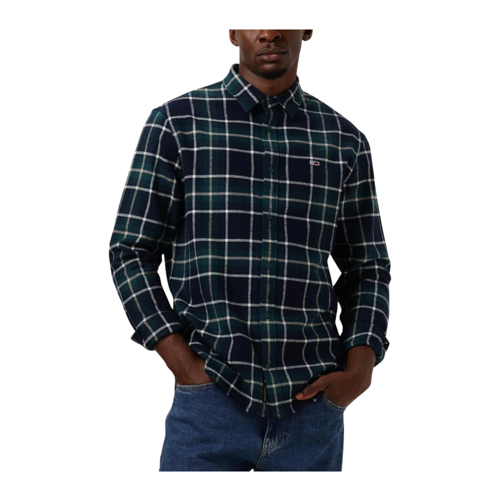 TOMMY JEANS Overhemd met lange mouwen TJM REG CHECK FLANNEL SHIRT EXT