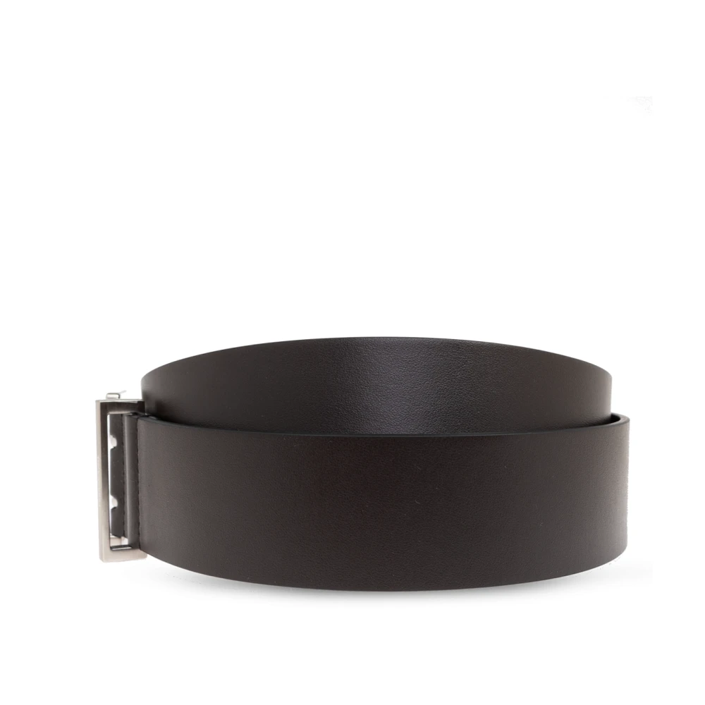Salvatore Ferragamo Leren riem Brown Heren