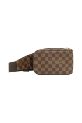 Pre-owned Damier Geronimos Axelremsväska