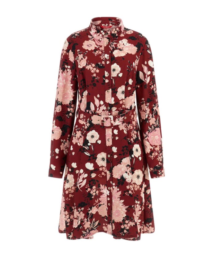 robe-chemise-fleurie