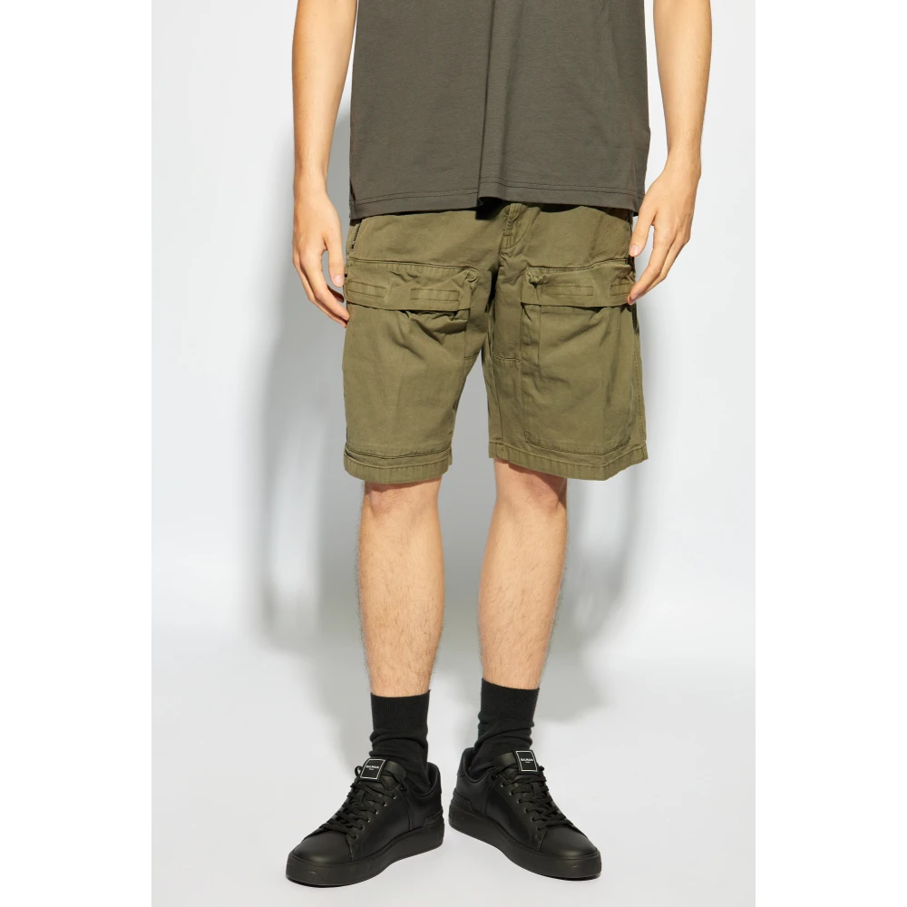 Diesel Shorts `P-Beeck-Short` Green Heren