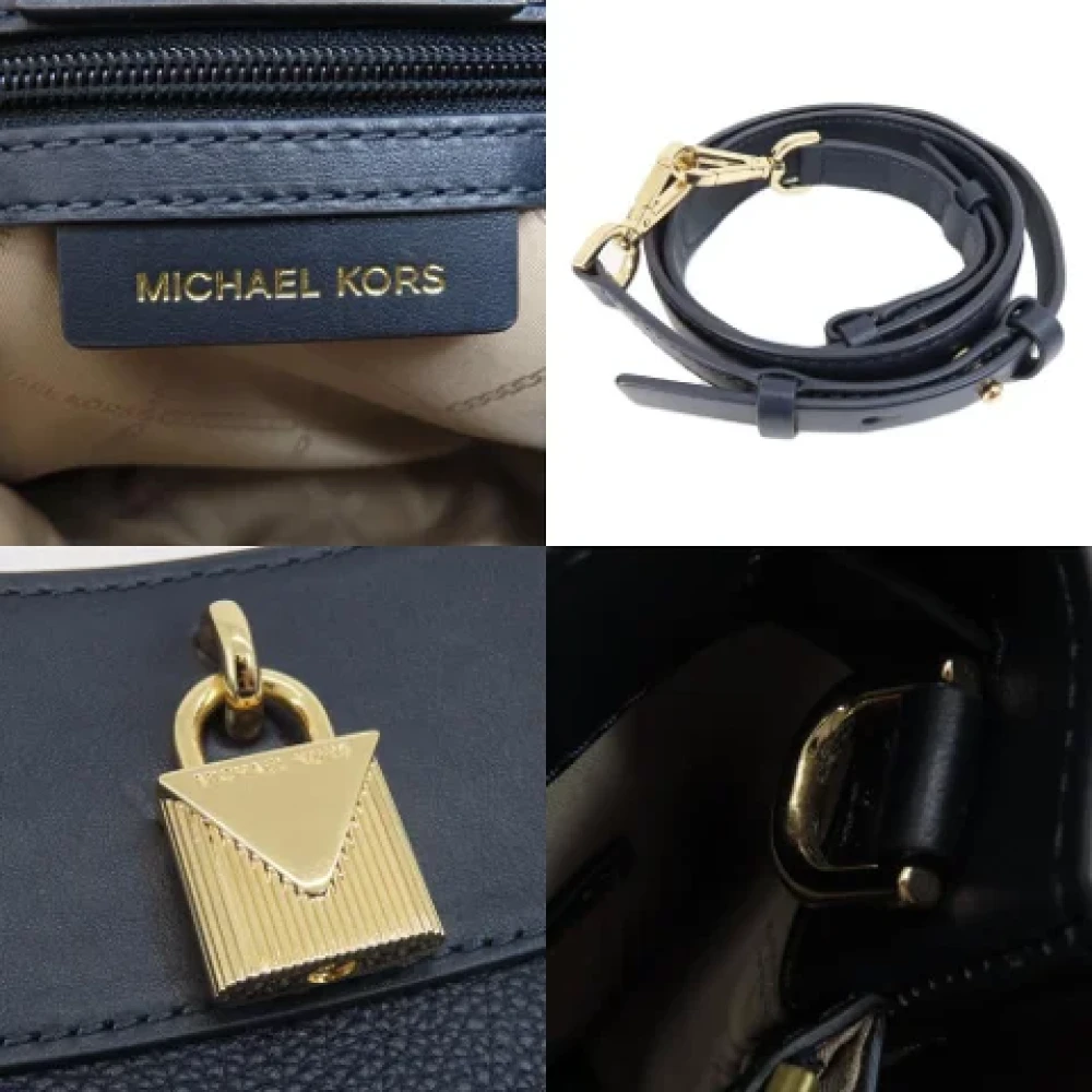 Michael Kors Pre-owned Leather totes Blue Dames