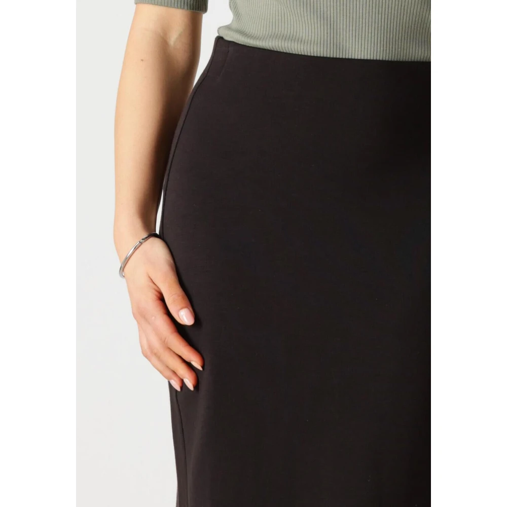InWear Zwarte Tencel Mini Rok Black Dames