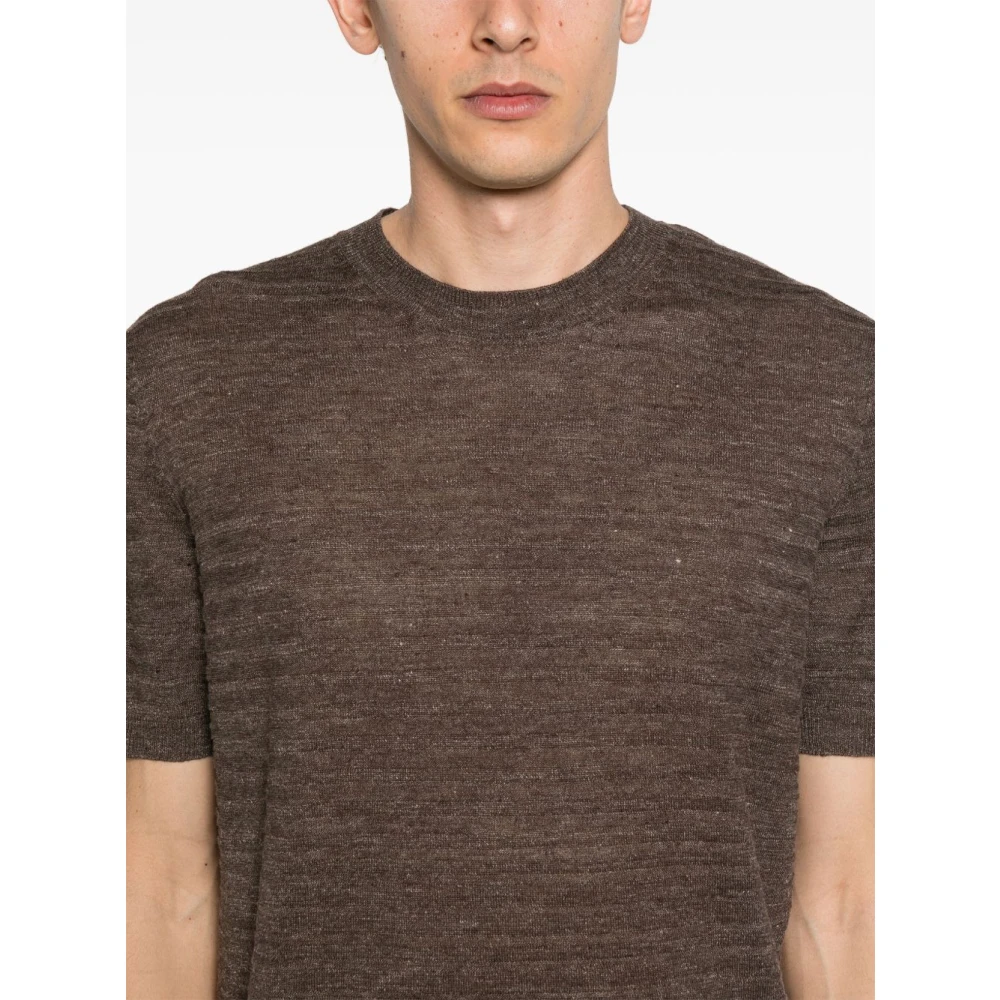 Corneliani Luxe Bruine Trui voor Mannen Brown Heren