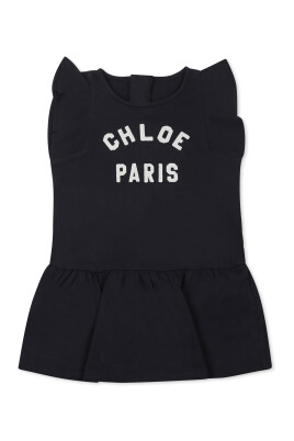 short-sleeved-flounce-dress
