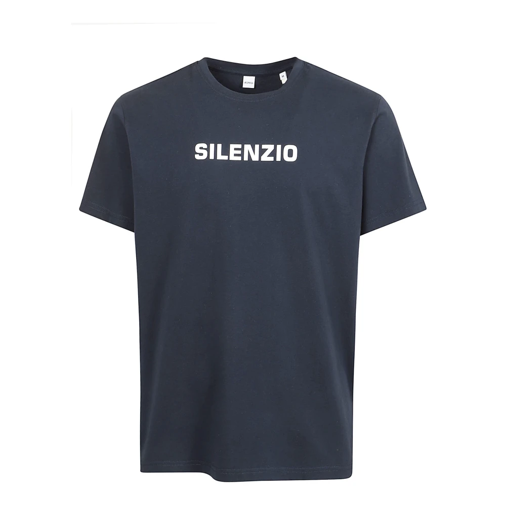 Aspesi Men's Blue Jersey T-Shirt - T-Shirts - M - Tops