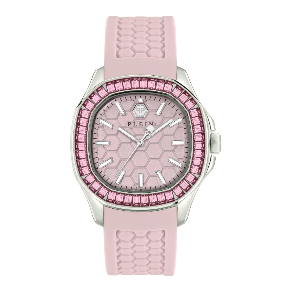 Philipp Plein Women's Pink Spectre Lady Crystal Watch