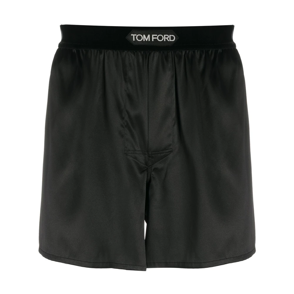 Tom Ford - Boxers De Seda - Underwear - Hombre - Negro - 2XL
