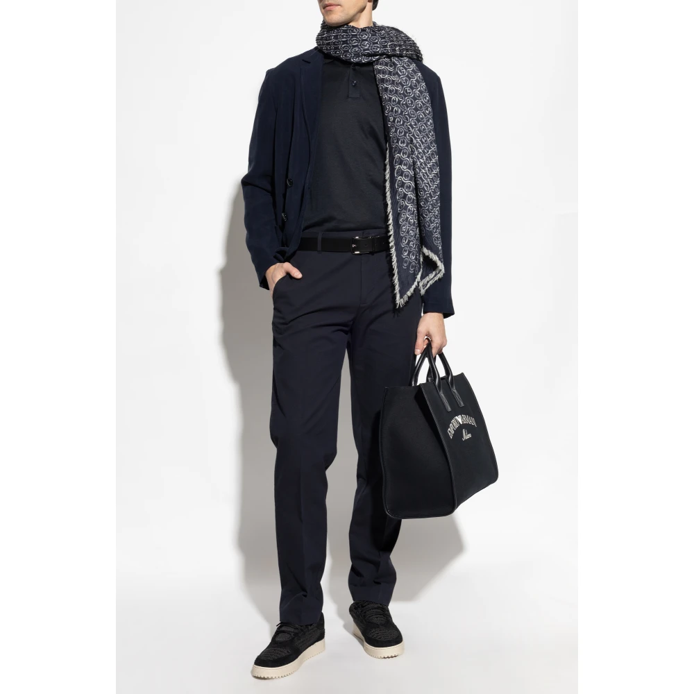 Giorgio Armani Double-breasted blazer Blue Heren