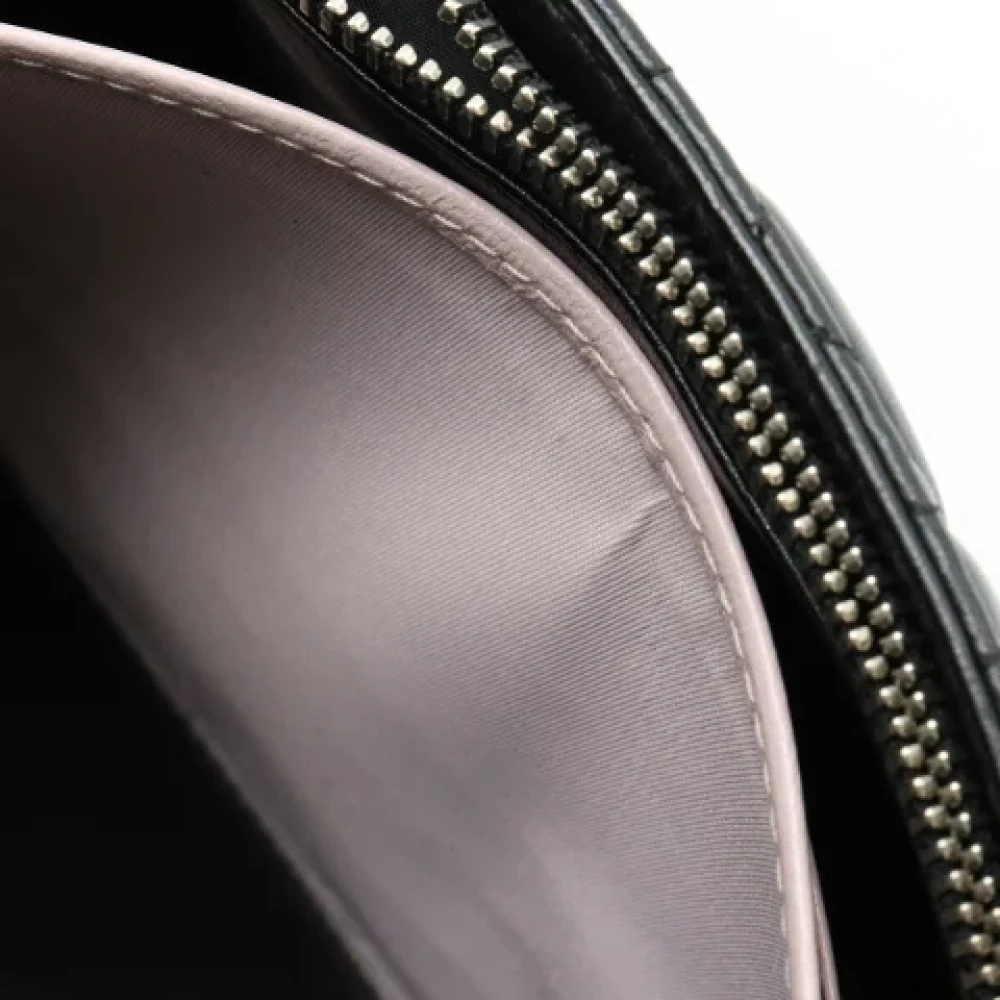 Dior Vintage Pre-owned Leather dior-bags Black Dames