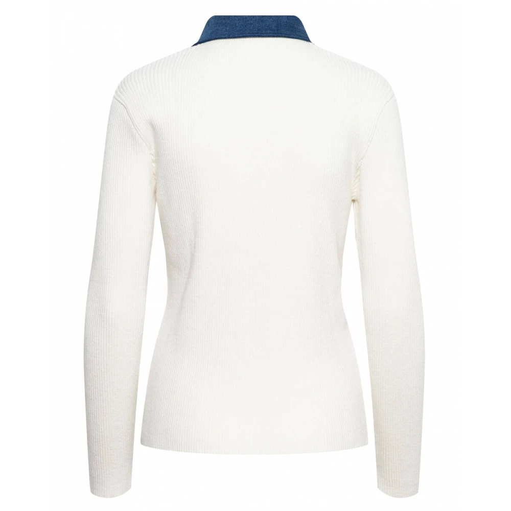 &Co Woman Oversized Hemd mit V-Ausschnitt Beige Dames