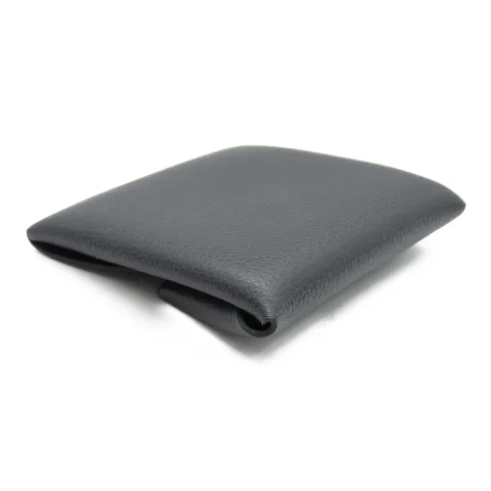 Hermès Vintage Pre-owned Leather wallets Black Dames