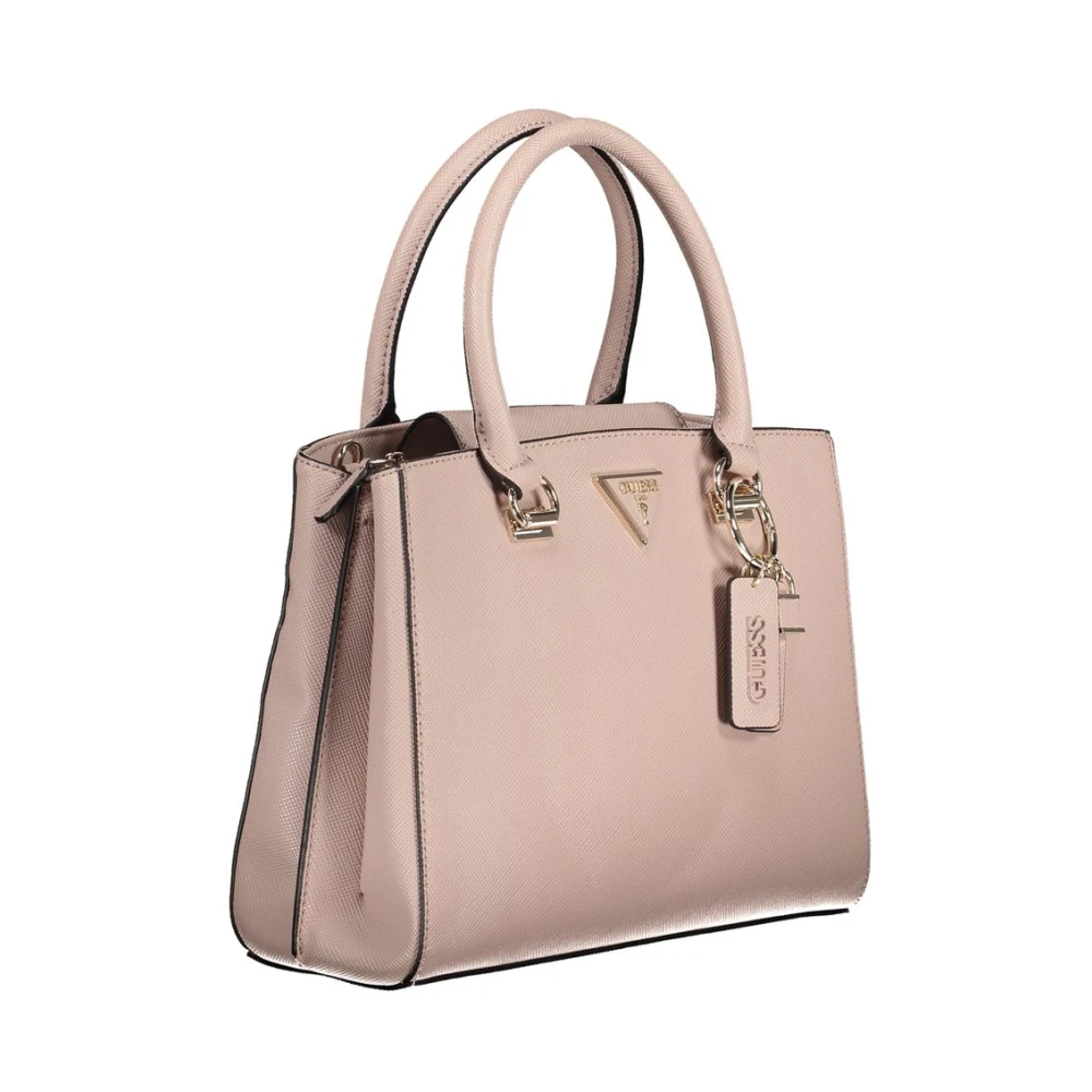Guess Rosa Handtas met Verstelbare Schouderband Pink Dames