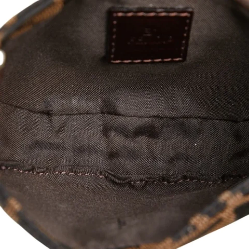 Fendi Vintage Pre-owned Canvas handbags Brown Dames