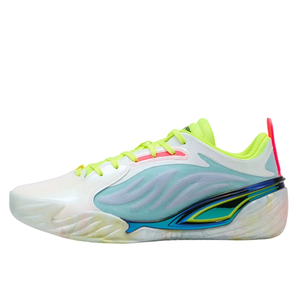 Puma Men's Multicolor Sneakers, 13 Uk, Elite Light Aqua-Yell Shoes
